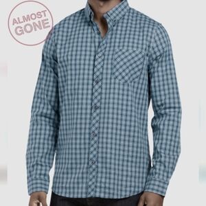 BEN SHERMAN plaid SHIRT blue BRAND NEW 💙 long sleeve